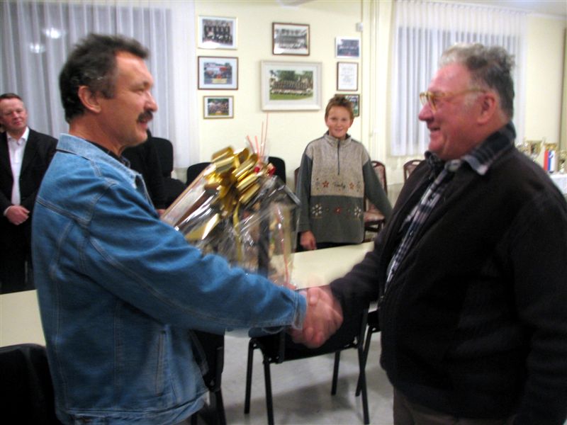 čestitka mentorja veteranske ekipe