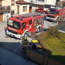 12.3.2020 ob 9.43 uri - Dimniški požar v Mengšu